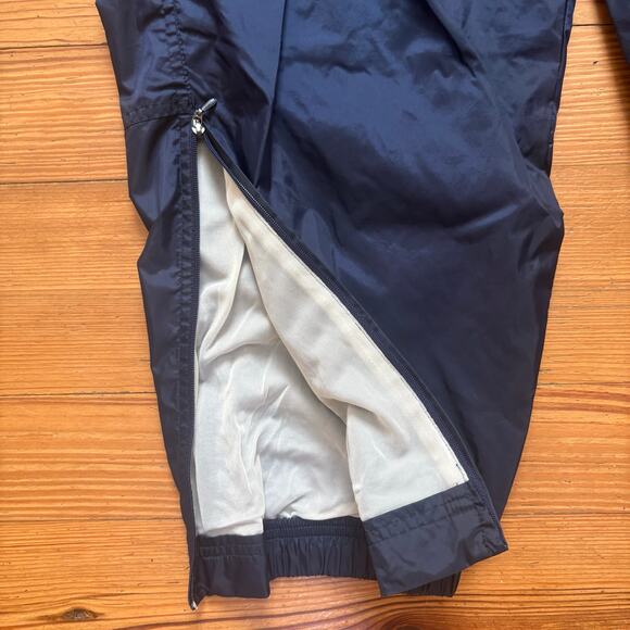 Nike y2k navy elastic waistband parachute windbreaker pants SIZE M - Picture 5 of 8